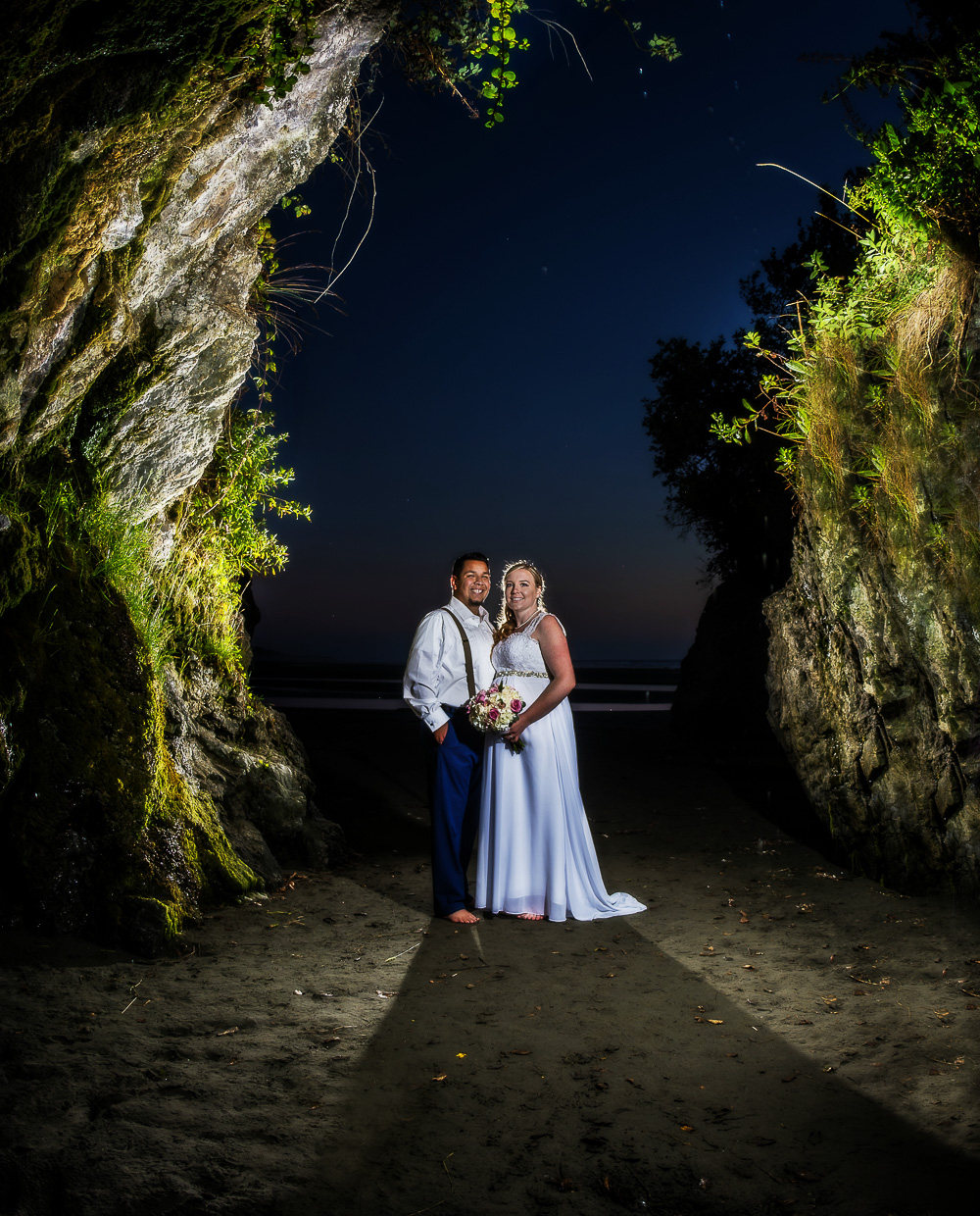  Matt and Laura's Trinidad Intimate Beach Wedding at Moonstone Beach  