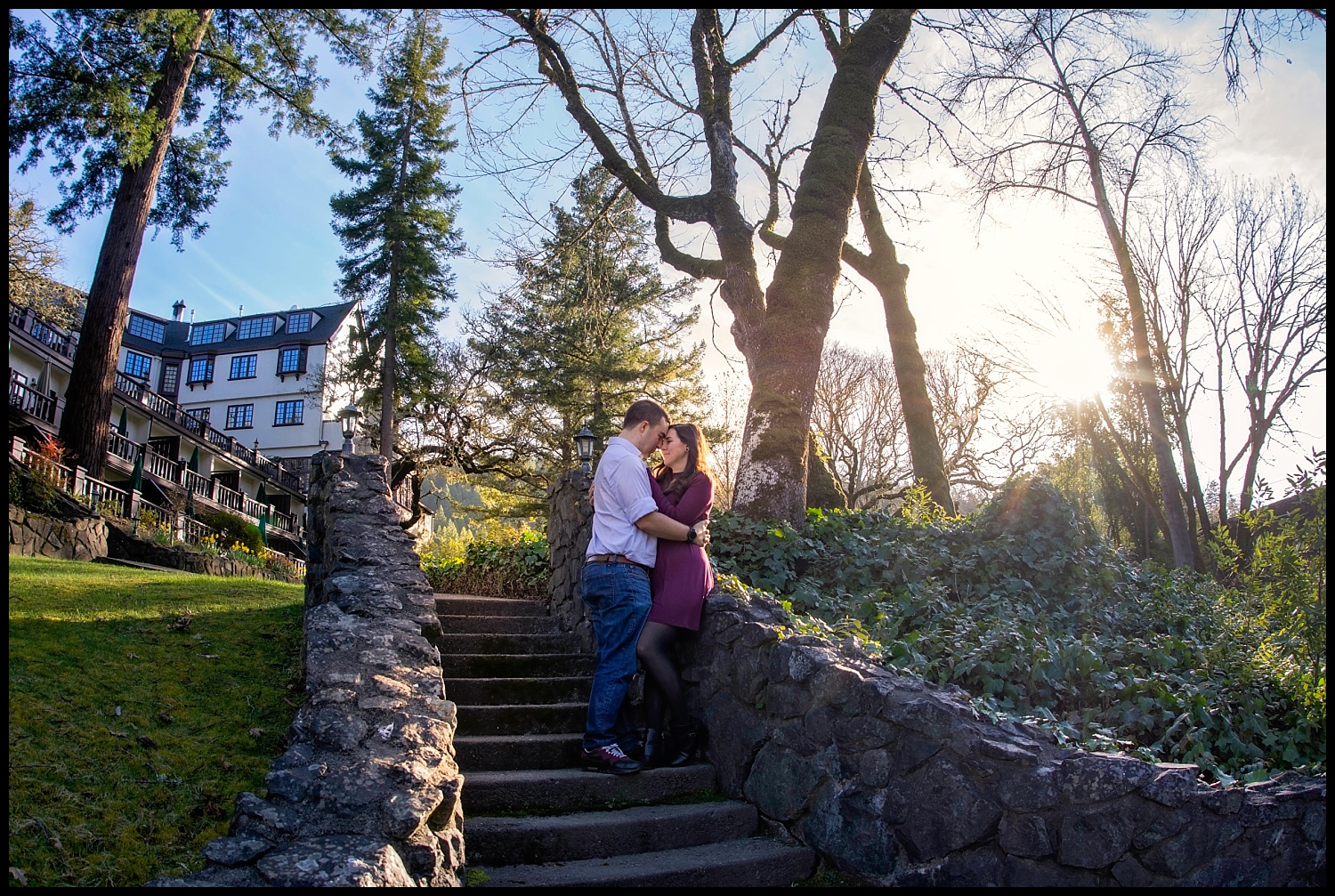Lucas &amp;  Vanessa's Romantic Benbow Inn Engagement Session