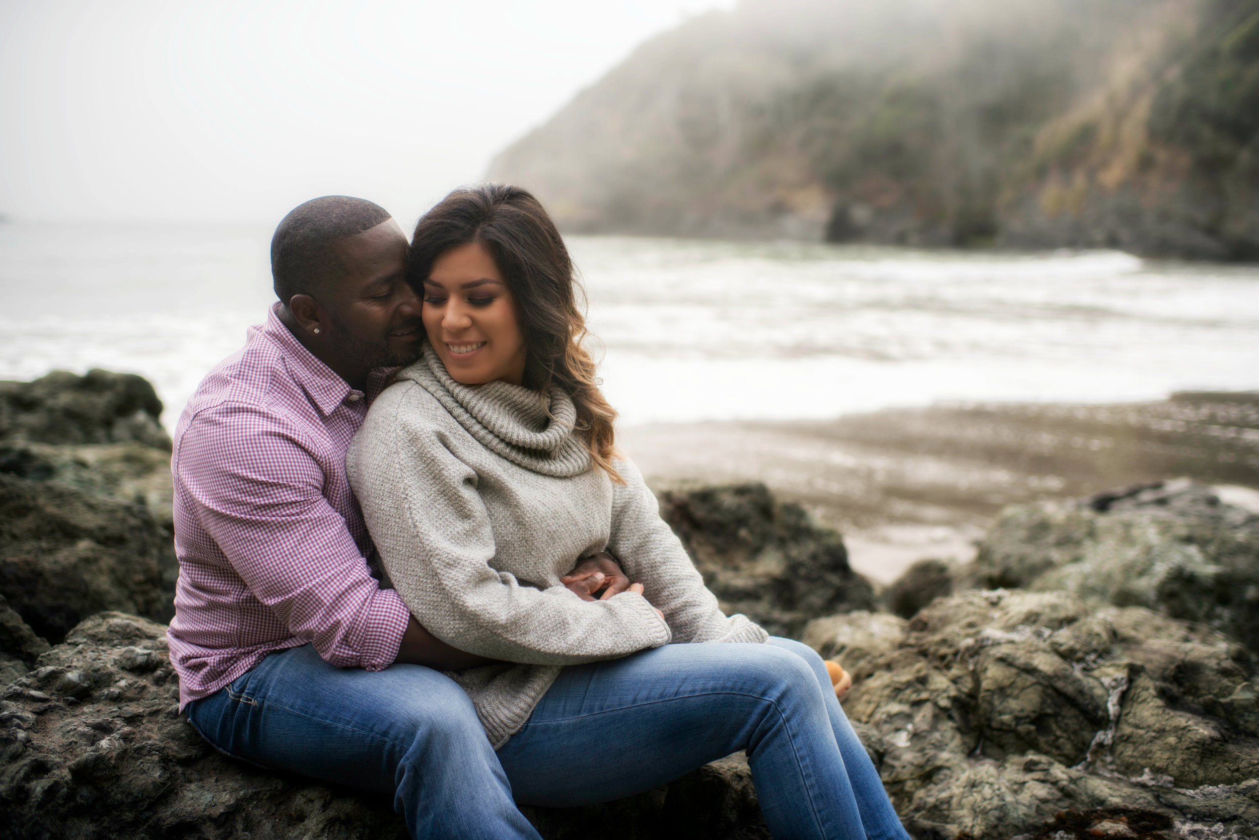 Anthony & Jillian College Cove Engagement Session