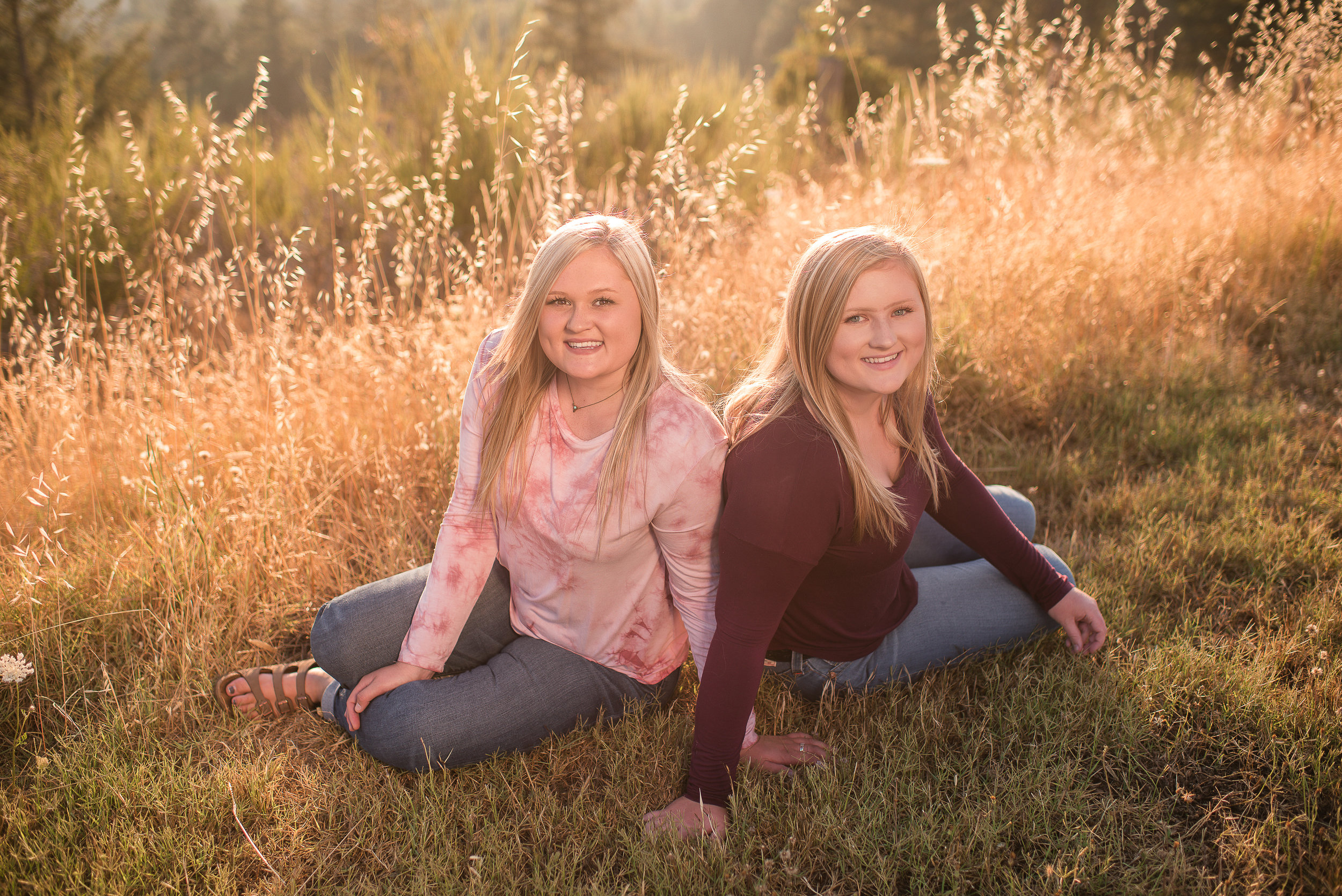 Senior Sister Golden Light Session